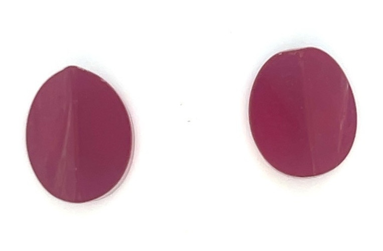 Red Flame Fusion Lab Created Lapidary Rubies 25cts