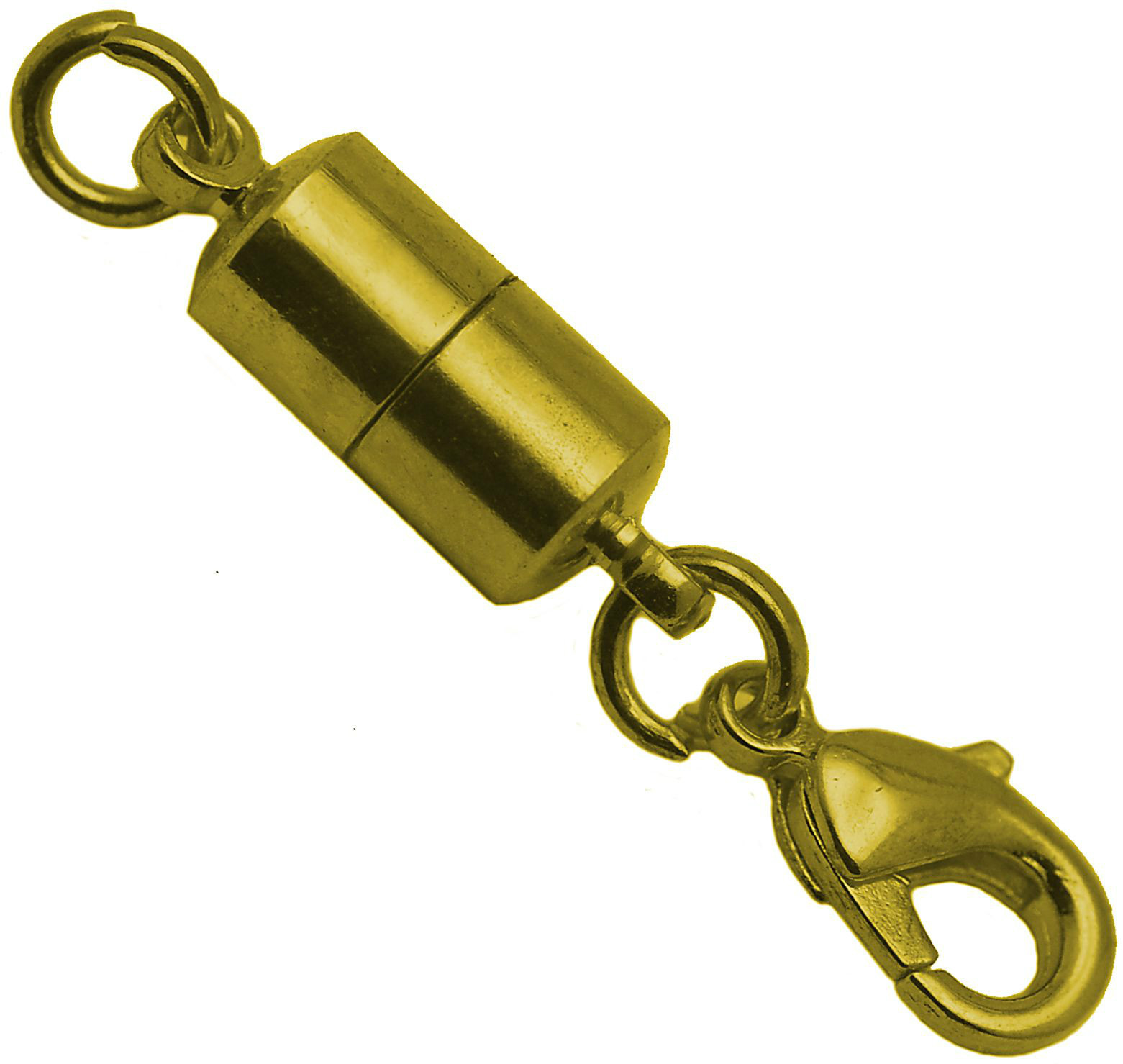 1 CLAW Gold Cylinder Magnetic Jewelry Clasp Connector Extender Claw Rare Earth