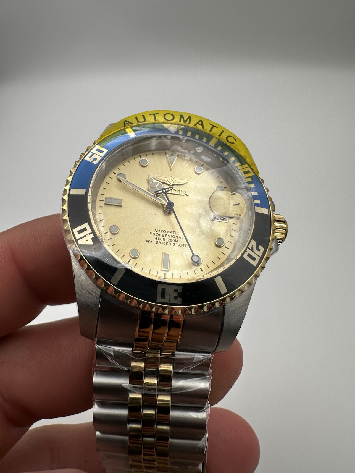 Invicta Pro Diver Navigator Automatic Men’s Watch 42mm 2-Tone (29181)
