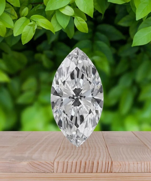 Lab-Grown 0.12 Ct CVD Diamond 1 Pc Marquise 2.5 x 4.5 mm IF Clarity Certified