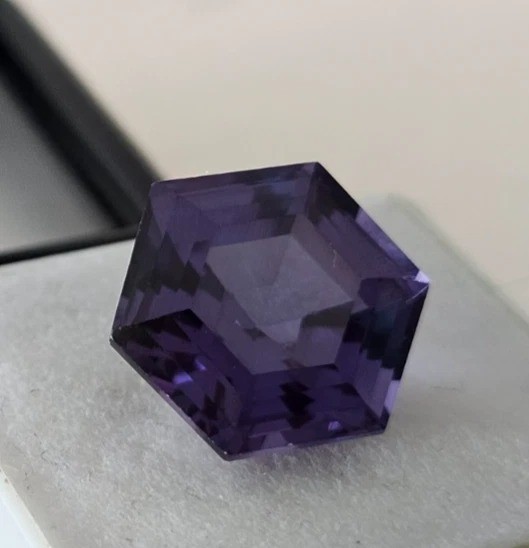 Hexagon Cut 9-10 Ct Alexandrite Colour Change Natural Certified Gemstone FR-168