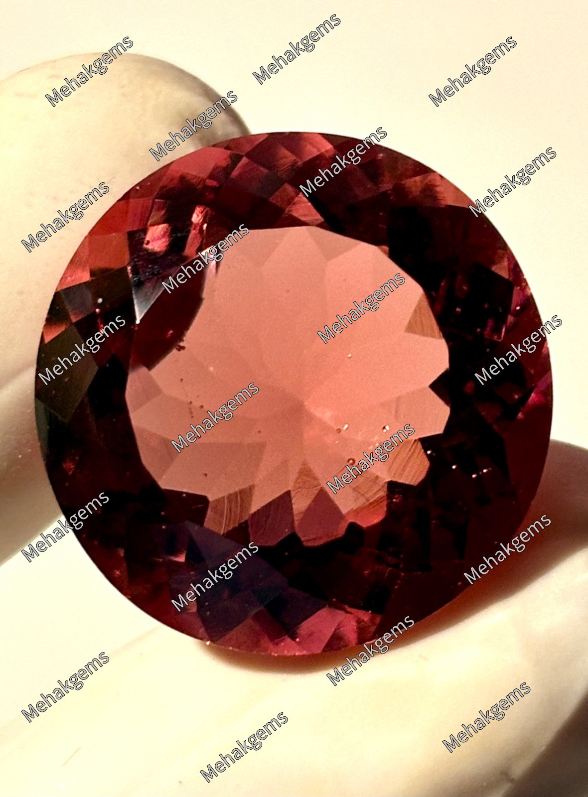 38Ct Certified Color Change Zultanite Round Gemstone, for Wire Wrapping