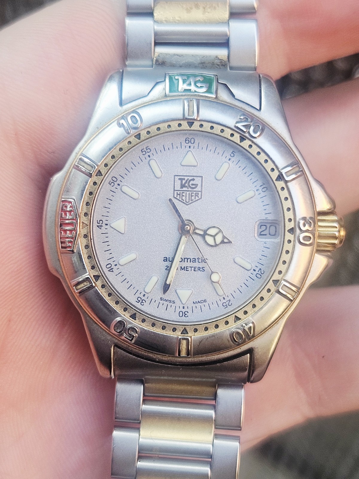Tag Heuer 4000 Automatic Wrist Watch ETA 2824-2 Movement