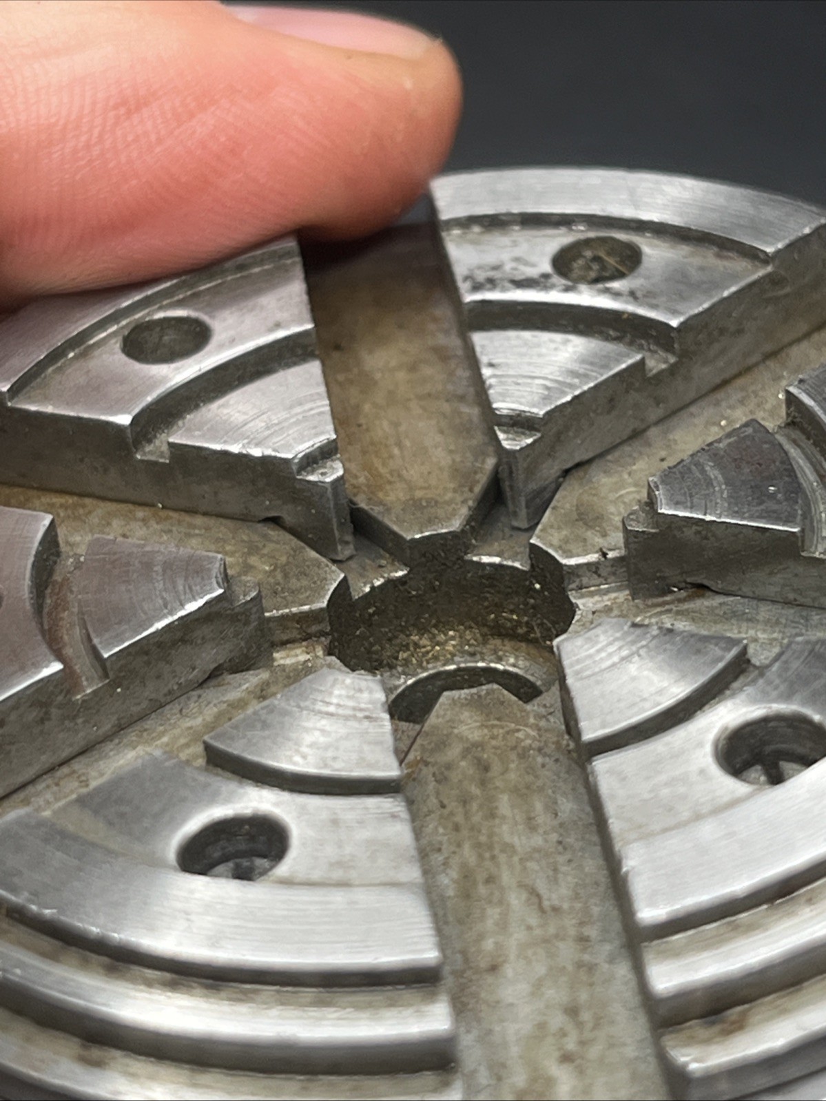 Vintage USA Made Unbranded Watchmaker 8mm Lathe 3inch Bezel Chuck (017)