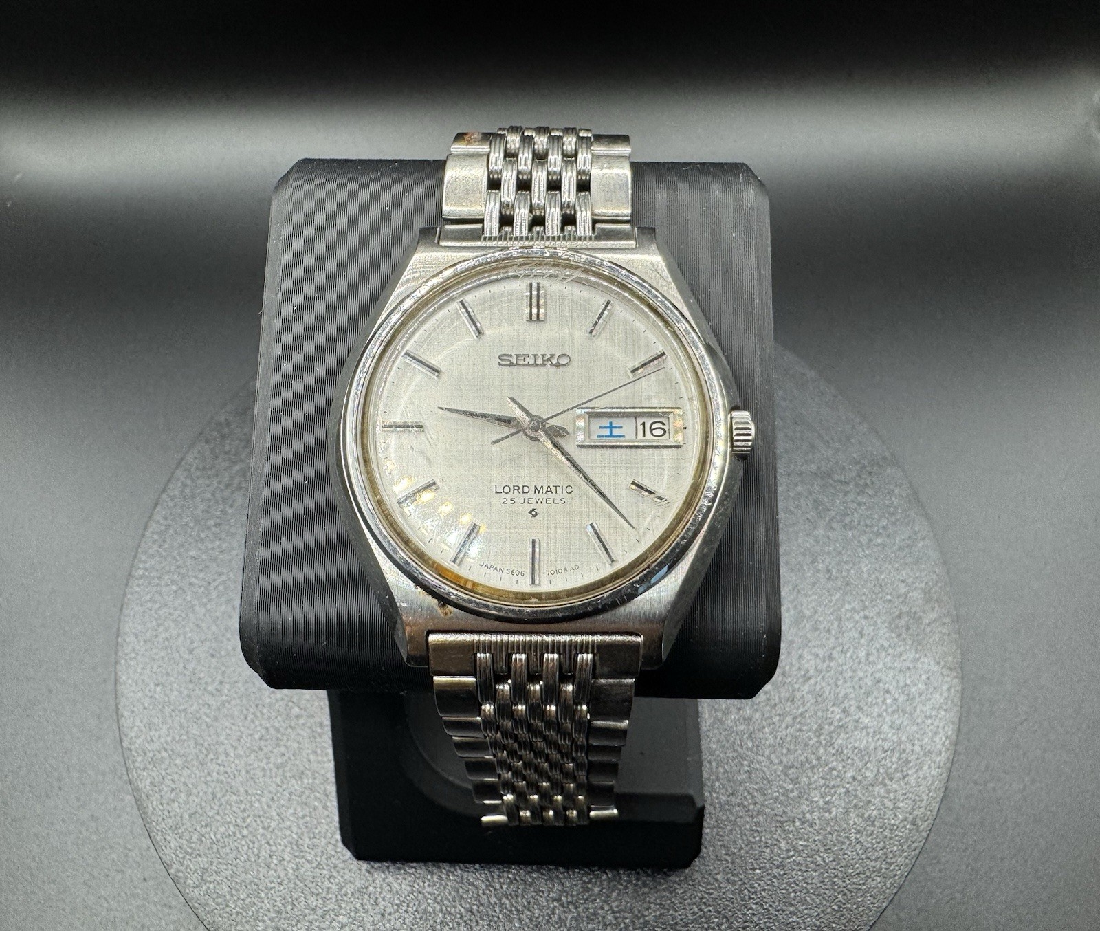 SEIKO LORD MATIC 5606 VINTAGE AUTOMATIC WATCH JAPAN. EARLY 1970s PRODUCTION