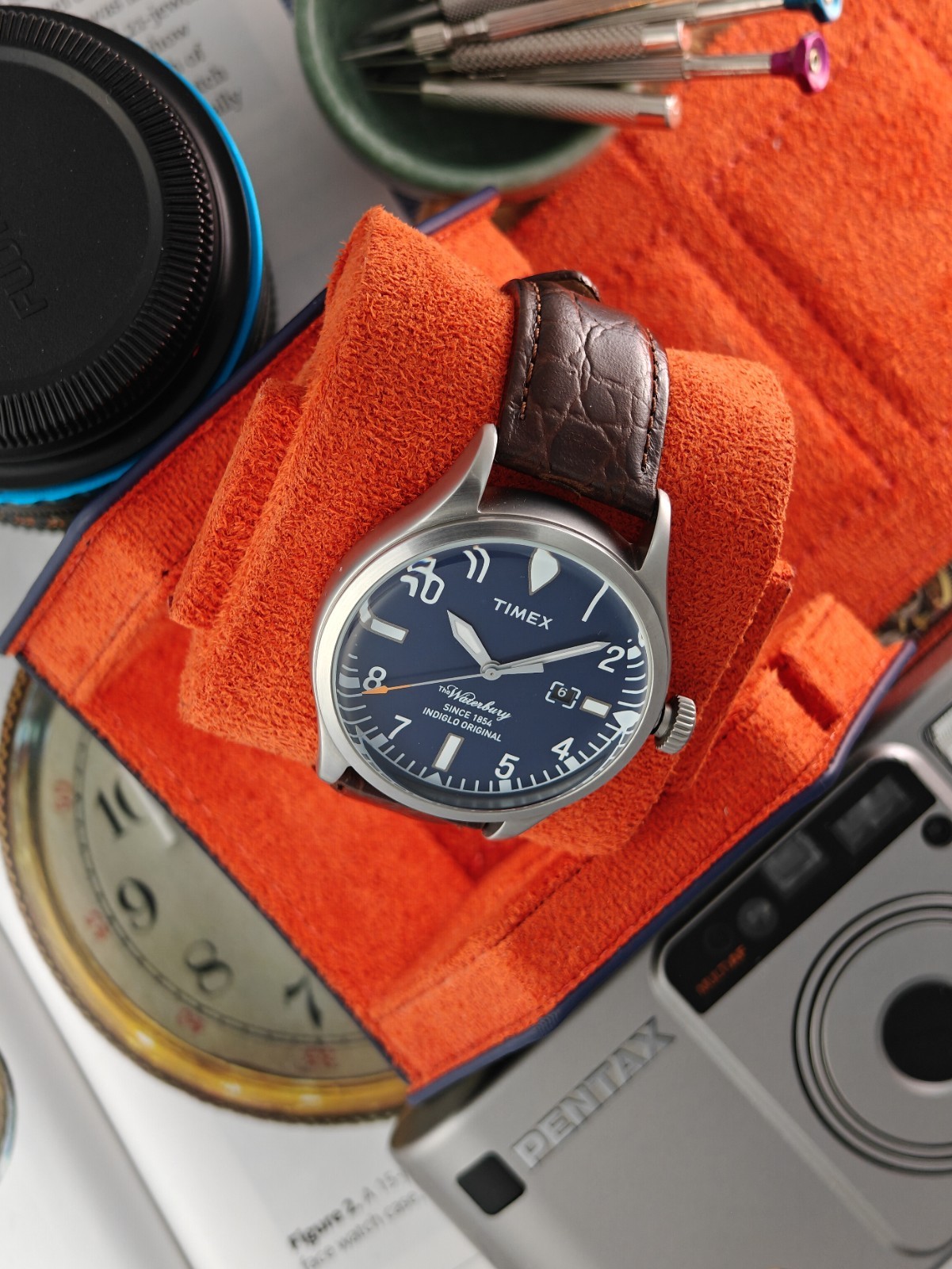 Timex Waterbury Pilot Quartz Indiglo TW2P64500 Men’s Watch