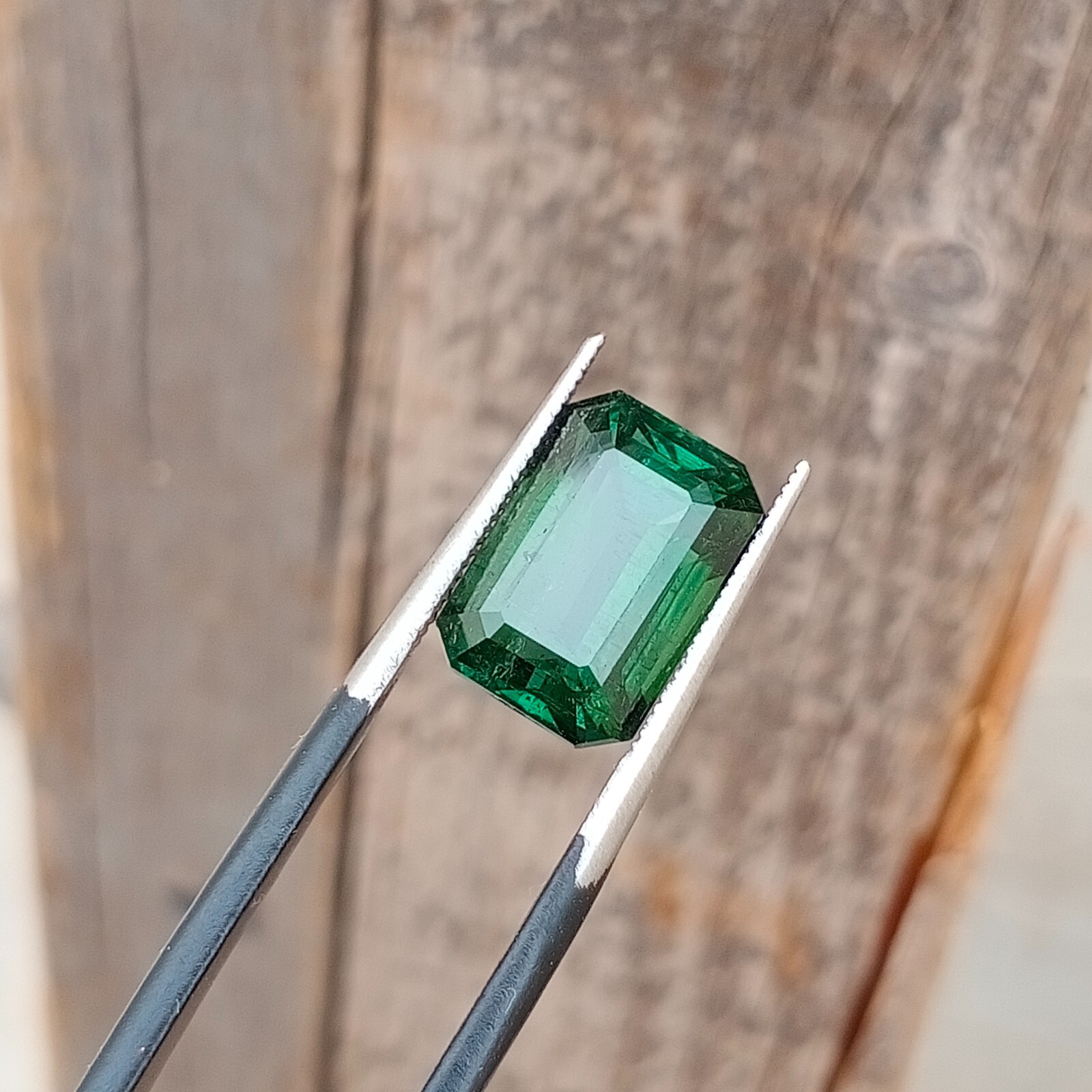 6.80 Carat Natural Cut Green Color Tourmaline Loose Gemstone From Afghanistan