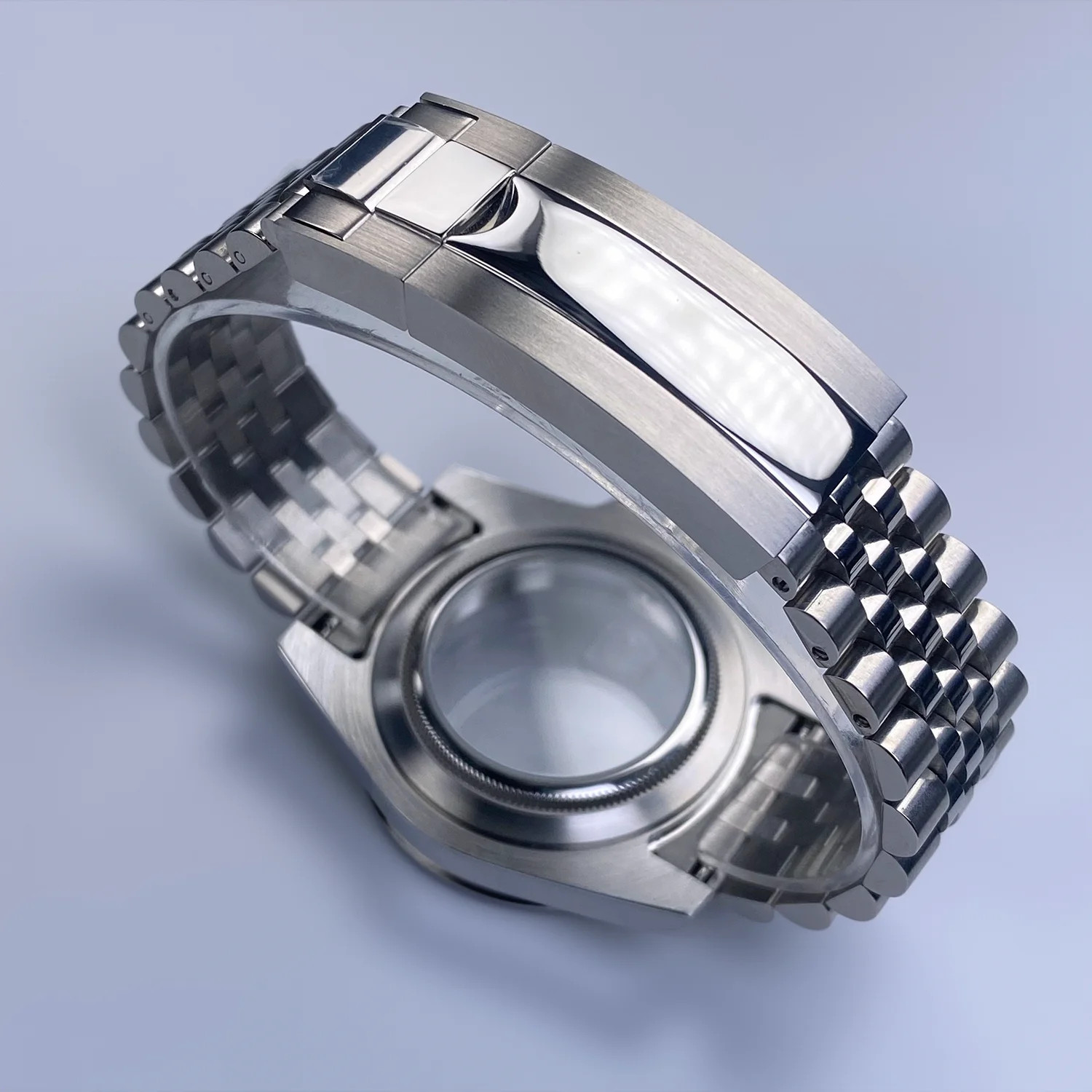 40mm Watch Case Sapphire Crystal NH35 Compatible 120-Click Bezel Water Resistant