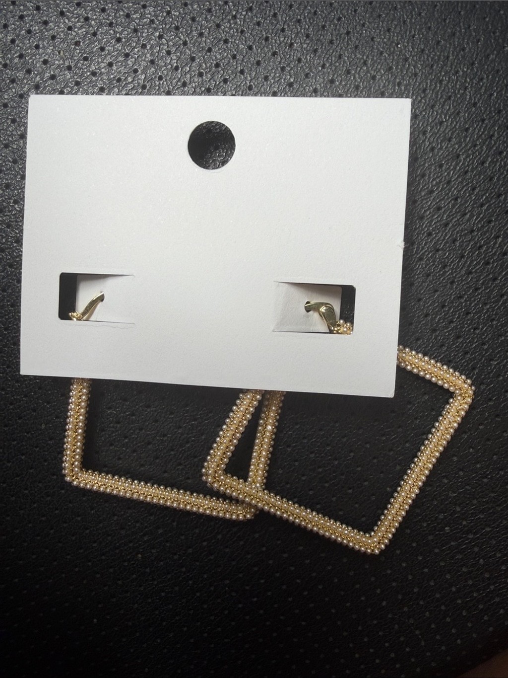 NWT Uncommon James Girl Boss 2.0 Geometric Hoop Earrings