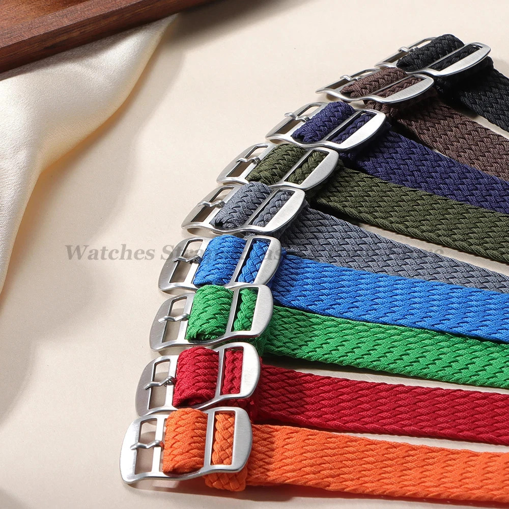 Woven Canvas Watch Strap for Omega Perlon 14 16 18 20 22mm Sport Bracelet New