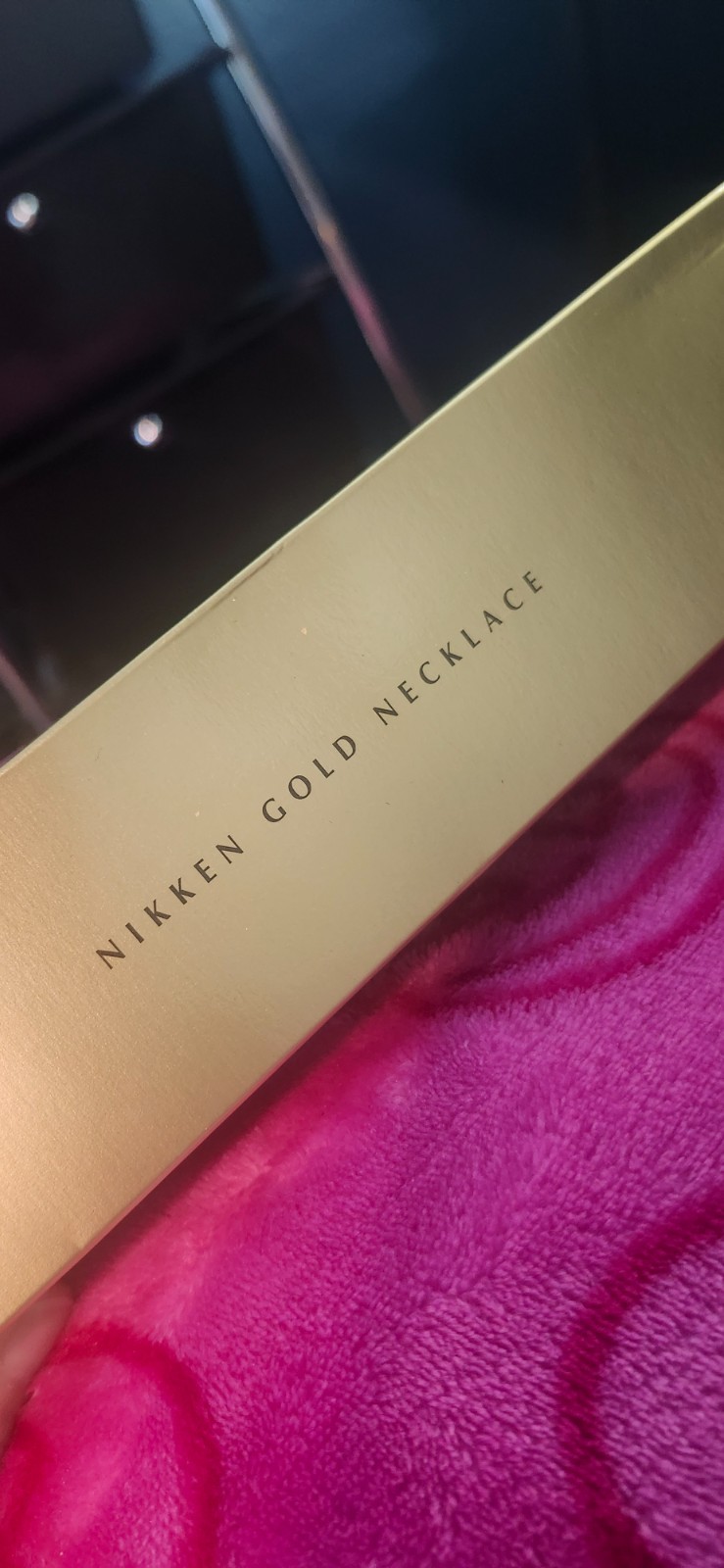 BRAND NEW Nikken Magnetic Gold Necklace w/Box
