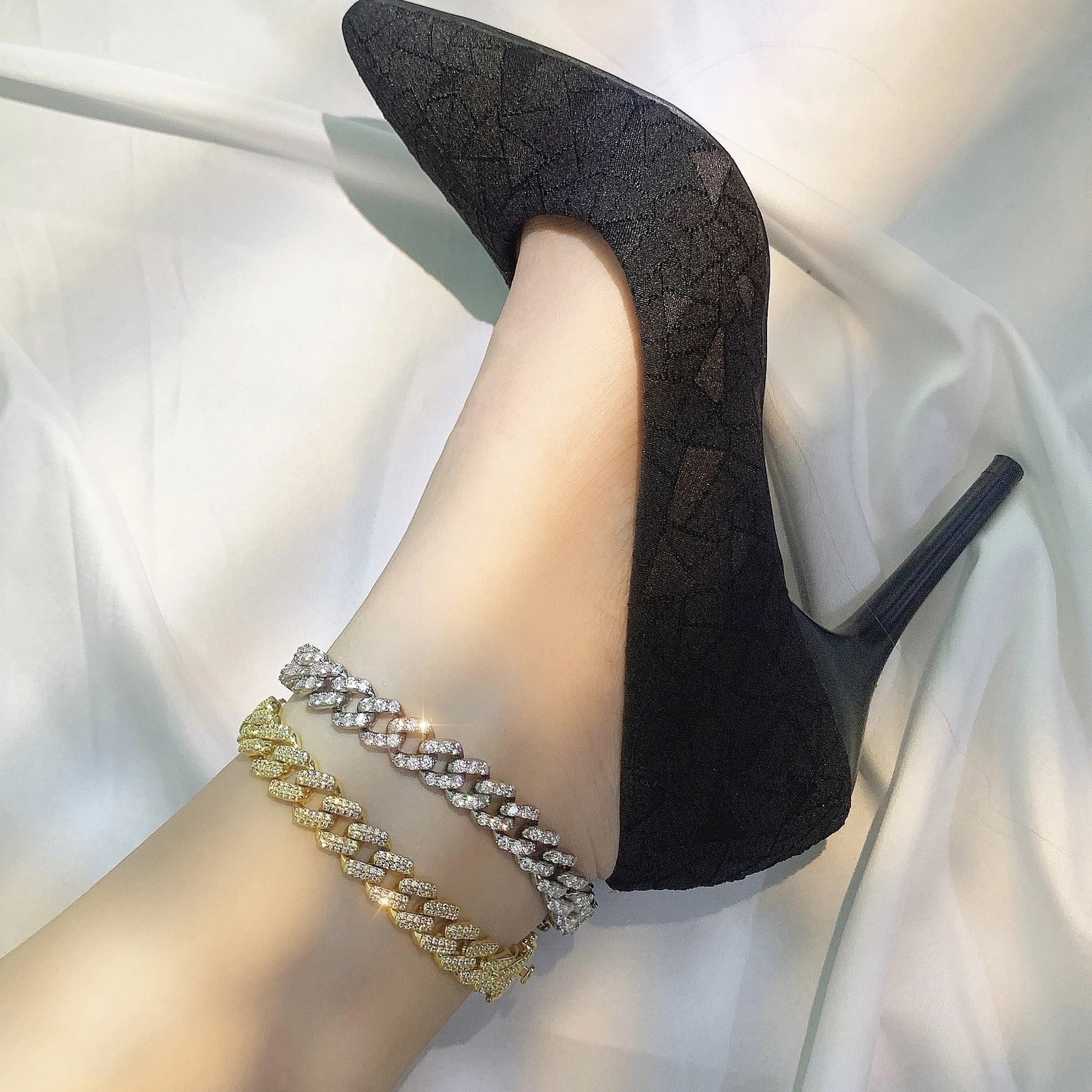 Miami Cuban Anklet