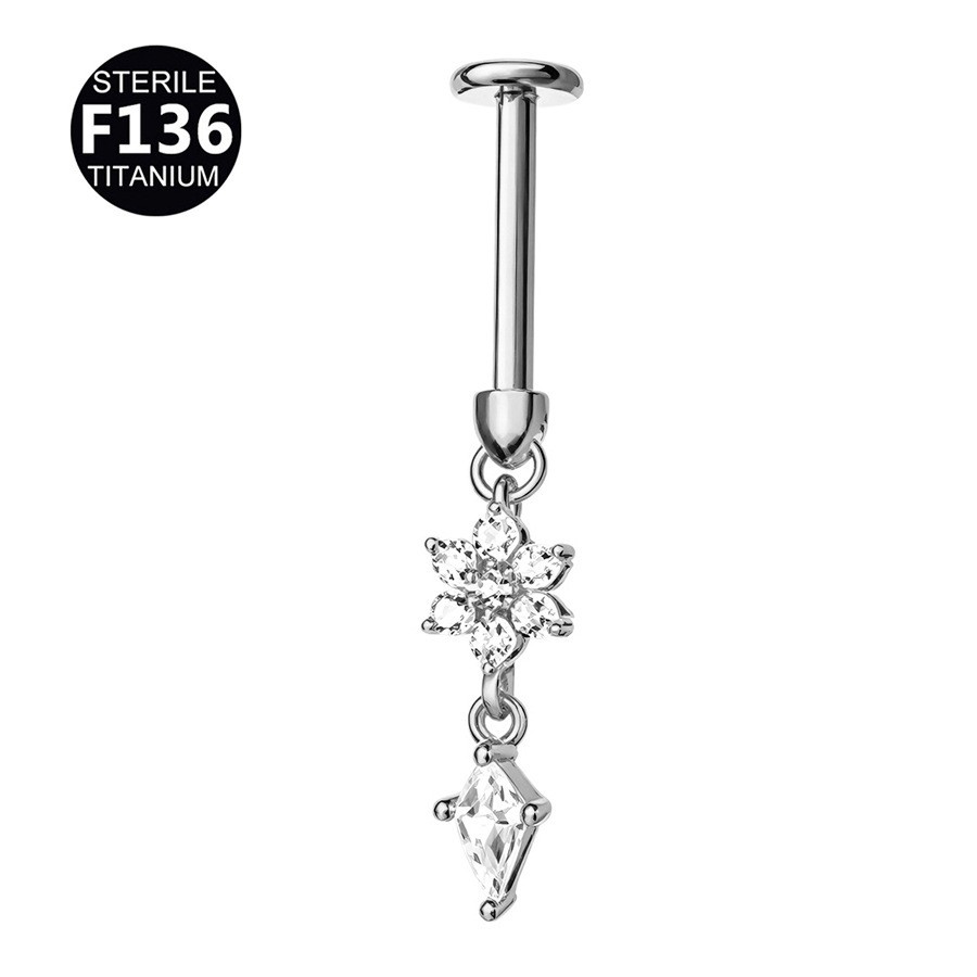 F136 Titanium Ear Stud Helix Lip Ear Cartilage Labret Stud Body Piercing Jewelry
