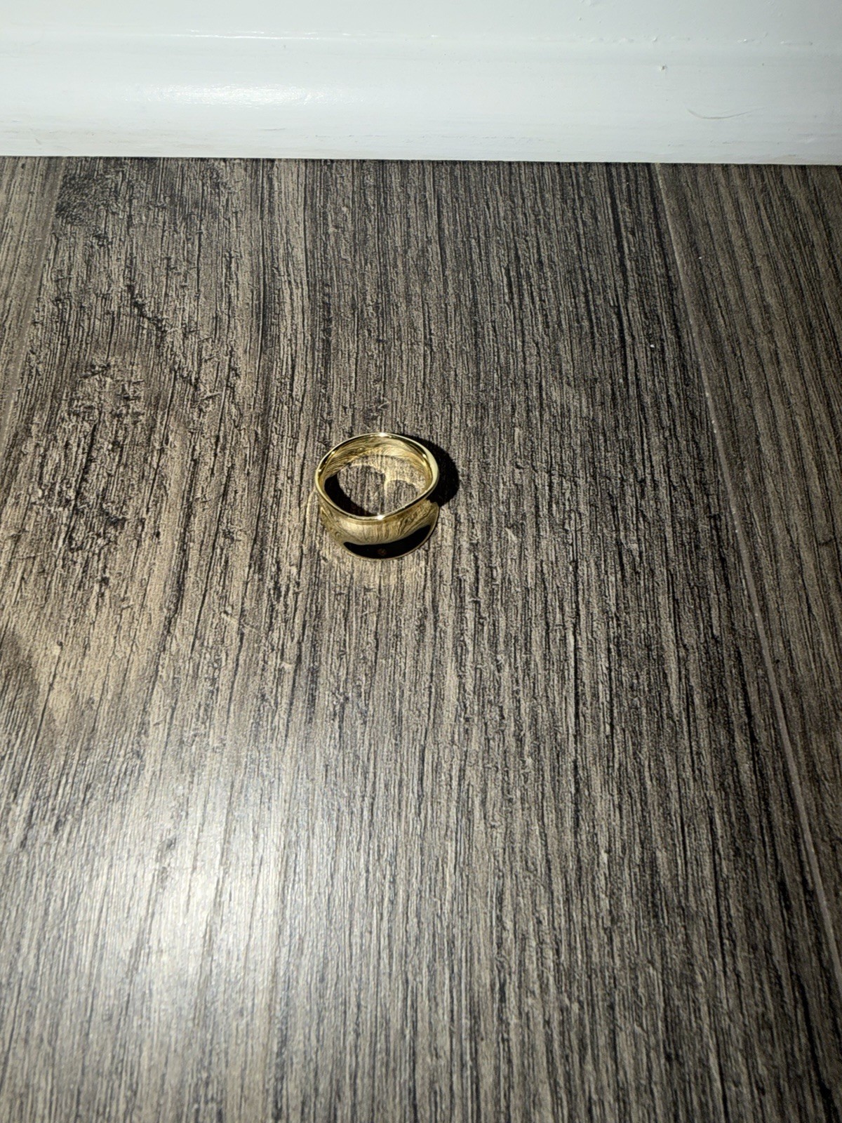 Allure Sparkle Yellow 14KT Gold Plated Band Ring Size 7