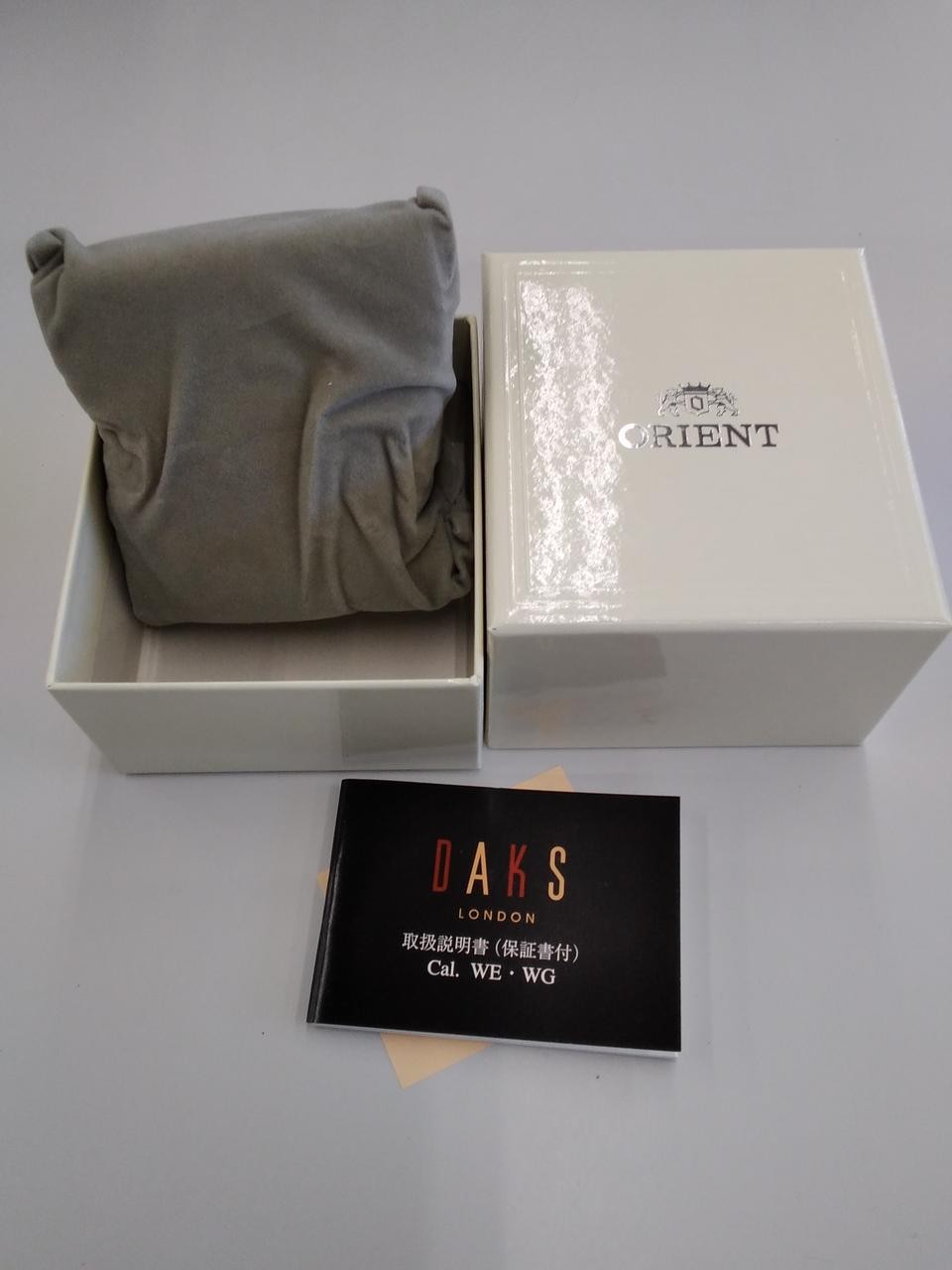 DAKS WR0011WG Solar Silver Dial Steel Watch With Box
