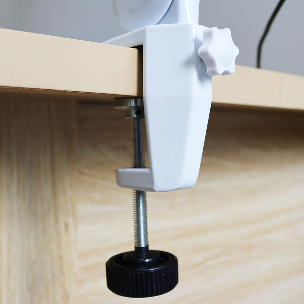 Top-grade 10x LED Table Clamp Magnifier Lamp Clip-on Type Magnifier Lamp 140151