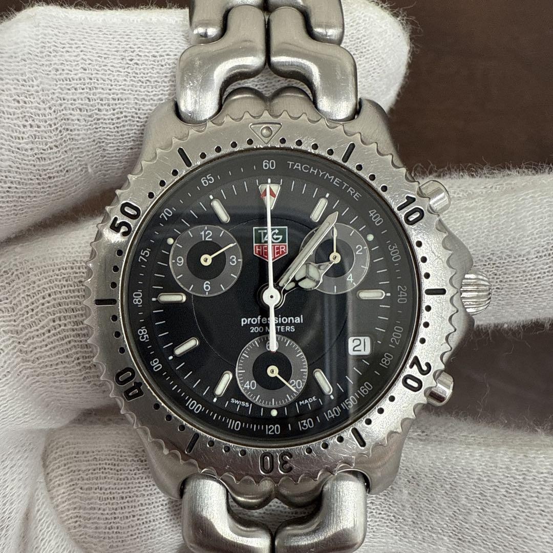 TAG Heuer CG1110 1 Chronograph Quartz 38mm Working Fits 17-18cm6.69-7.09in Wrist