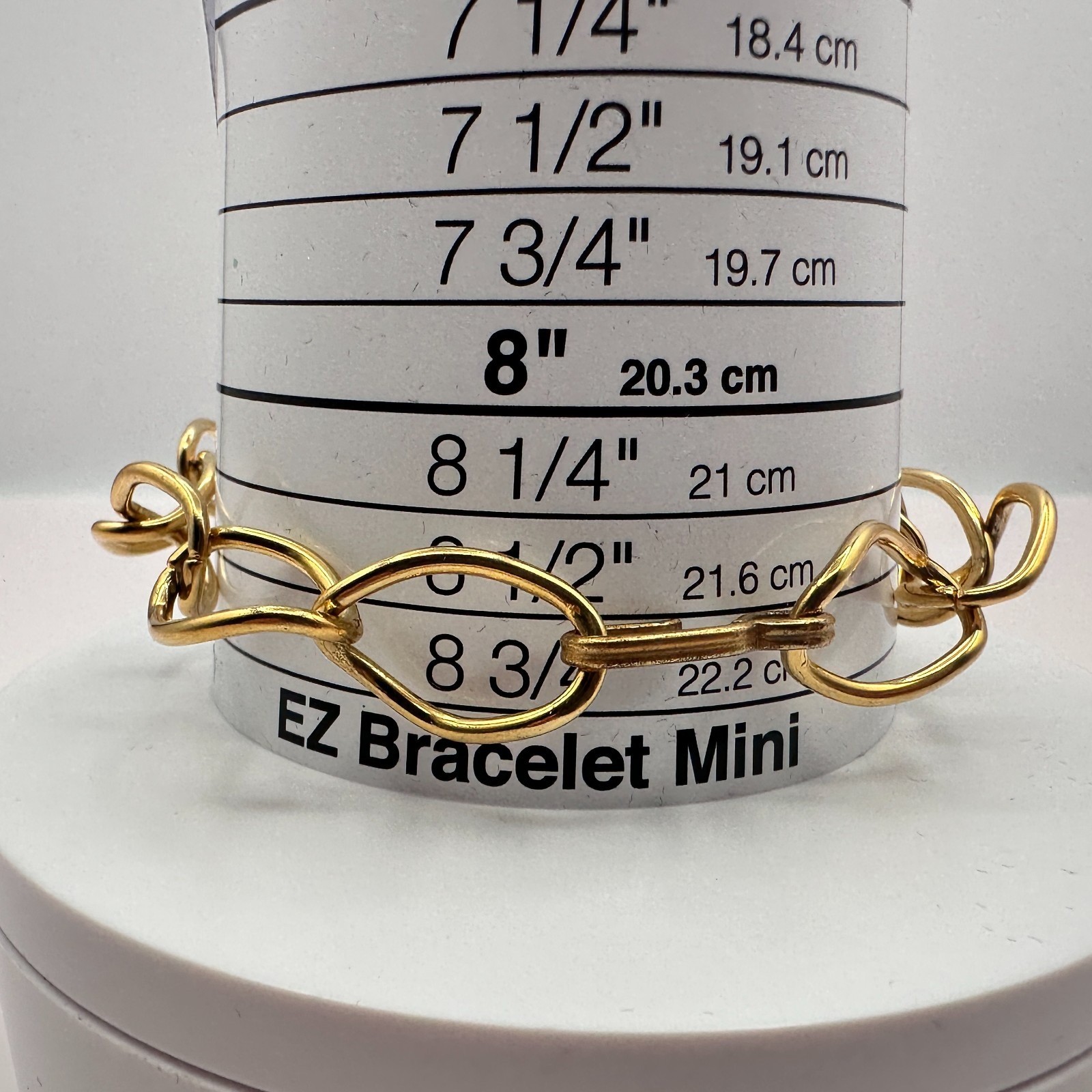 Vintage Y2K Gold Tone Organic Link Bracelet Retro Women’s Classic Jewelry