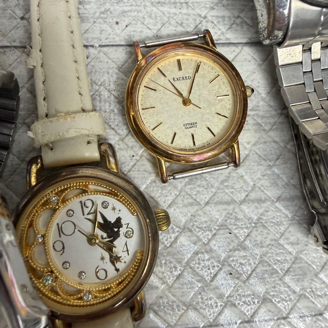 10 non-working watches bundle, management number 9, including Seiko, Citizen, et