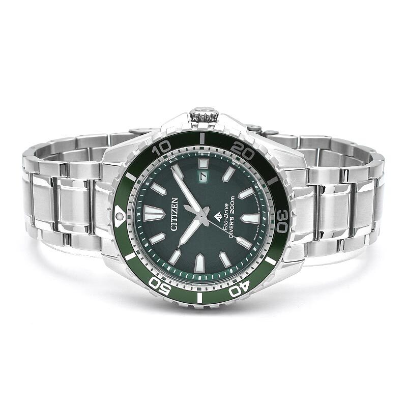 Citizen PROMASTER MARINE BN0199-53X Eco-Drive Diver’s 200m Green Dial 44.5mm