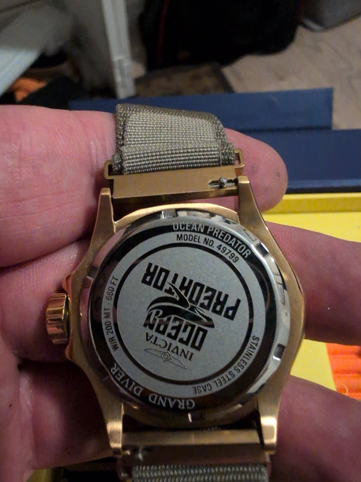 Invicta Ocean Predator Special Edition Diver Watch Quartz Date 200m Box Bands