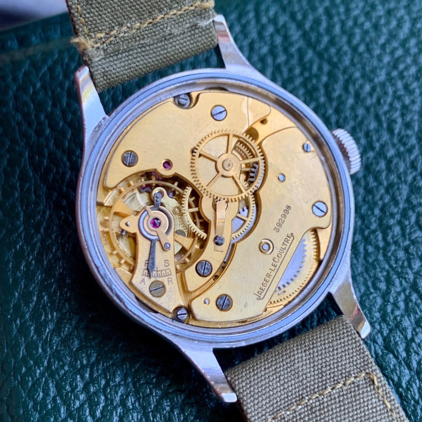 Jaeger-LeCoultre Arabic Numerals Stainless Steel Manual Wind Watch – Circa 1940s