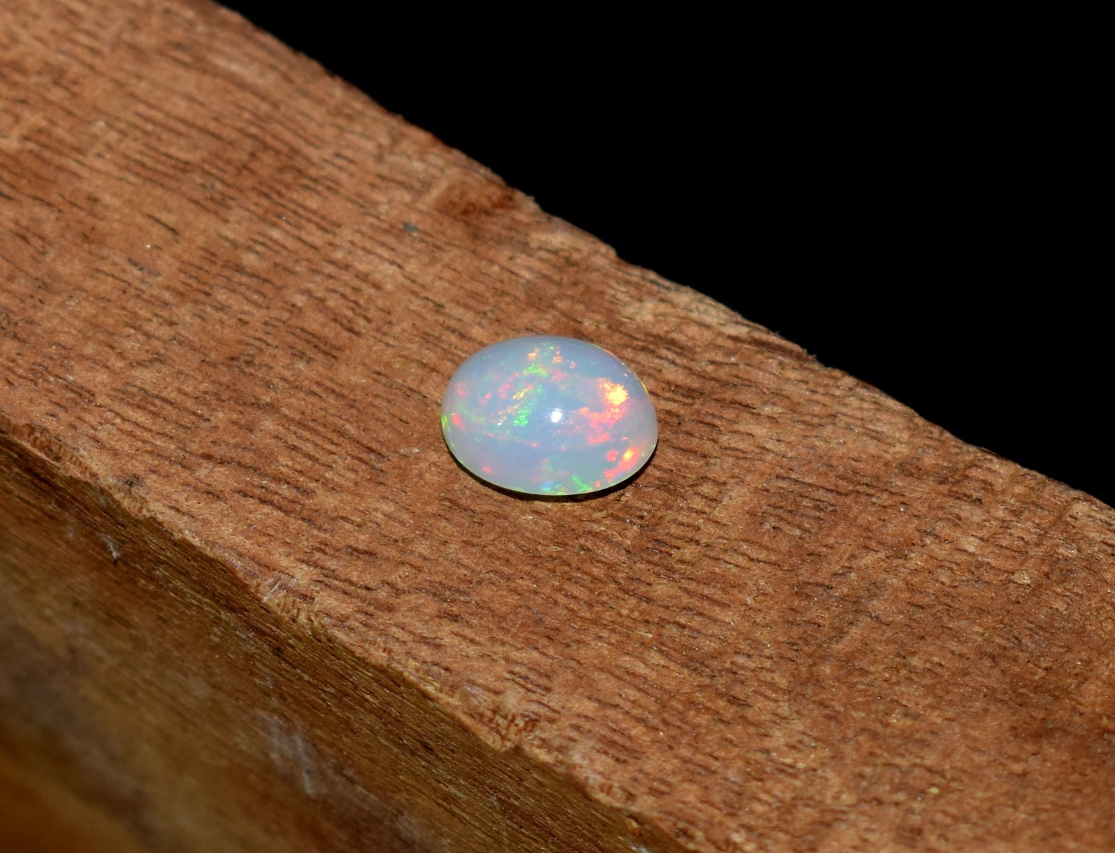 Naturel Ethiopian Welo Fire Opal Cabochon Loose Gemstone 8×10 mm