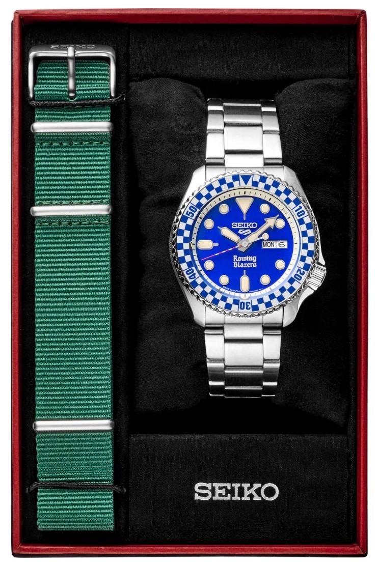 Seiko X Rowing Blazers Rally Diver 42.5mm Blue