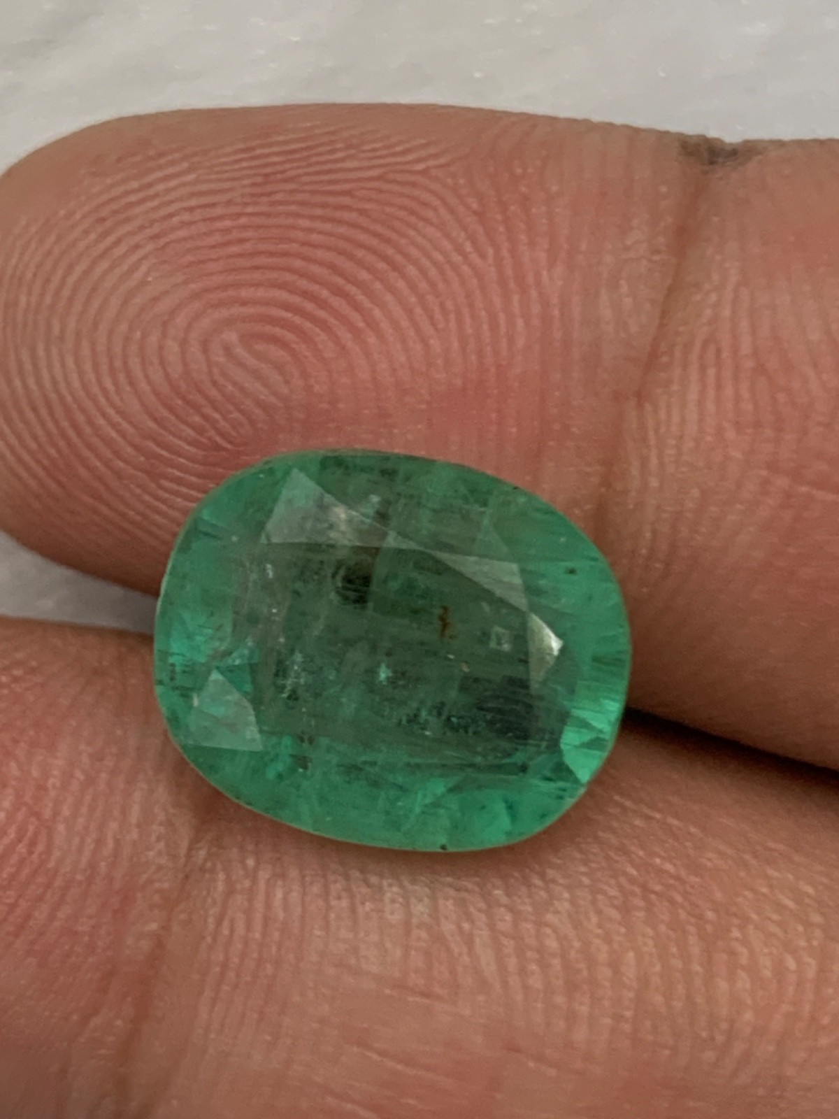 8.15 Carats Outrageous Big size Loose Emerald from Chitral Pakistan
