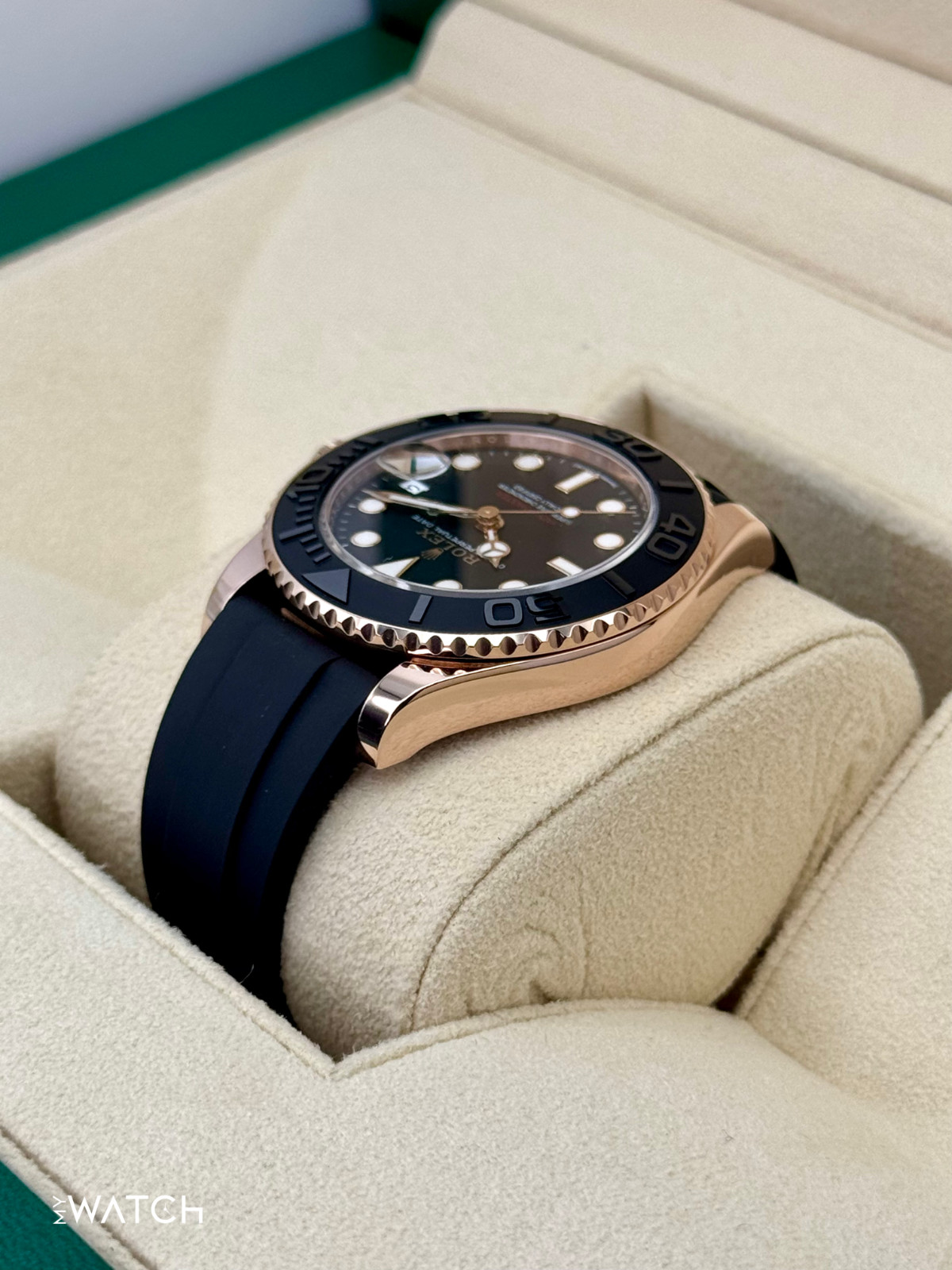 NEW 2025 Rolex Yacht-Master 37mm 268655 Rose Gold Black Dial