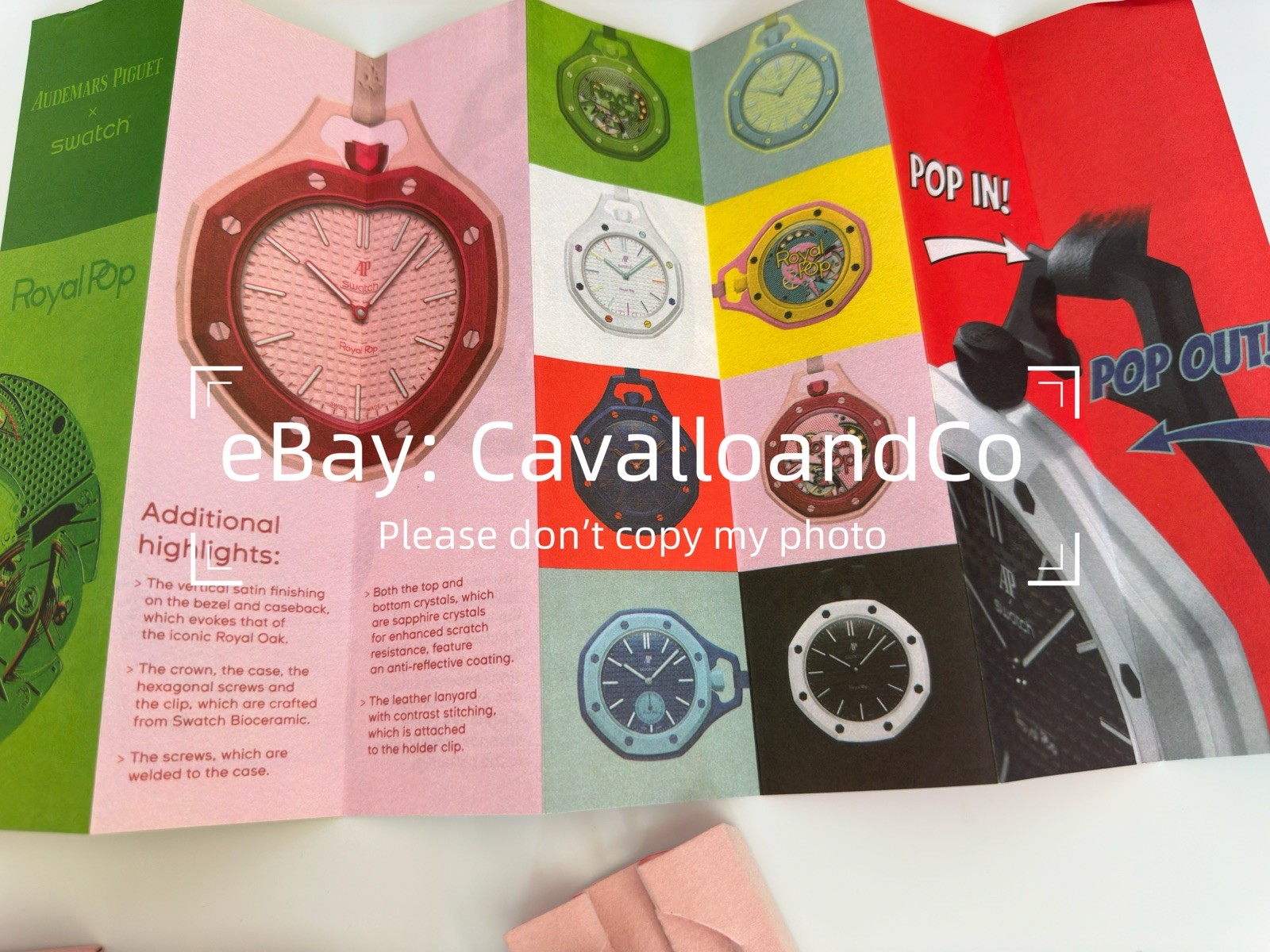 Royal Pop OTTO ROSSO Display Sample Quartz Watch Bioceramic UK Stock