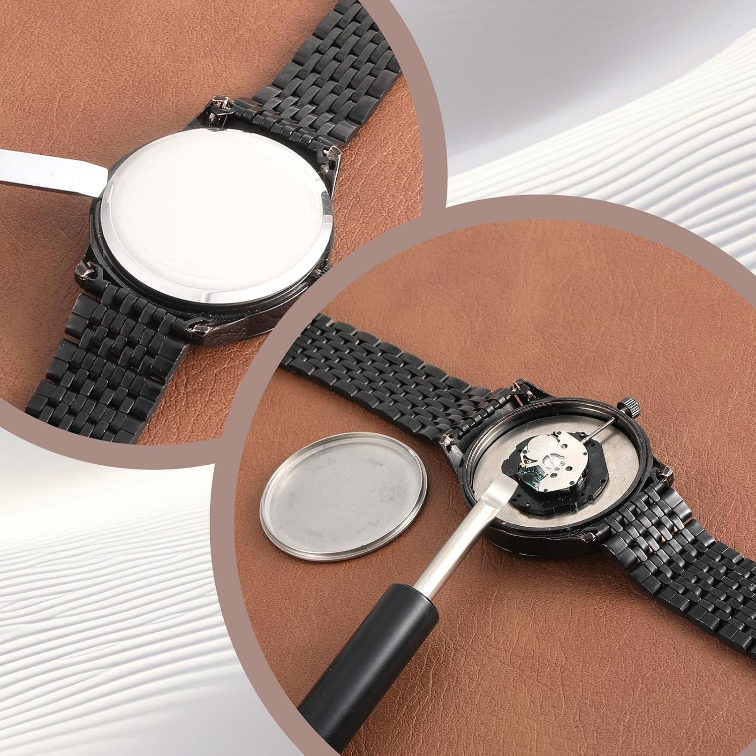 Compact Watch Back Opener Set – 2 Durable Tools for Watch and Electronics Repair
