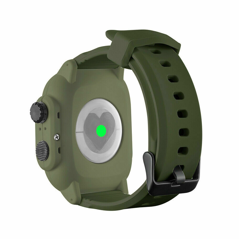 Waterproof Rugged Band & Cover For Apple Watch Series 1/2/3/4/5/6/SE 42/44/45mm