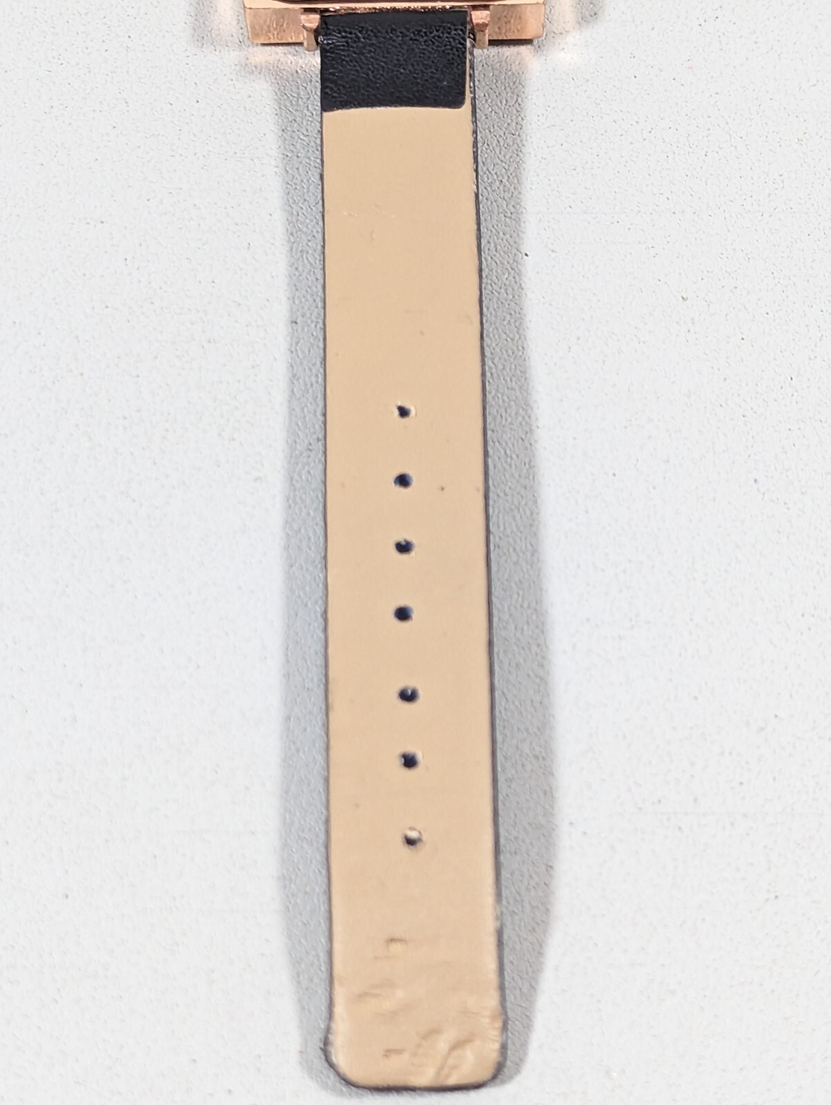 Ixxy&Liv Crystal Accent Dial Square Gold Tone Case Black Band Watch