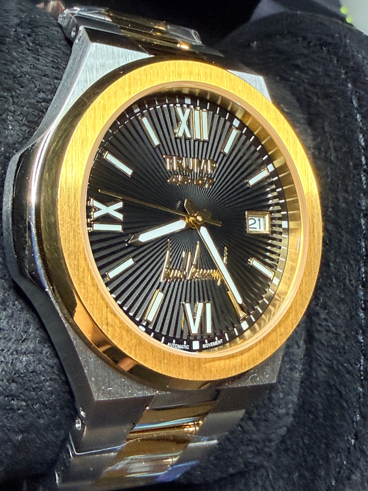 President DONALD TRUMP 45 47 Inauguration Jan 20 Watch BLACK SILVER GOLD # /500