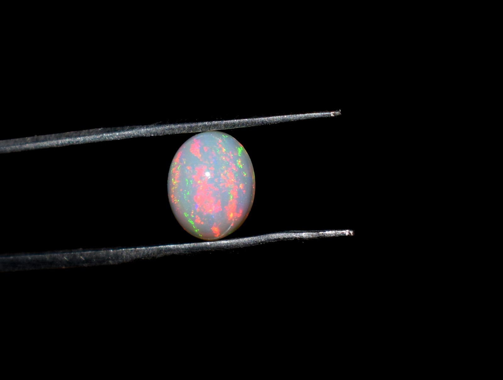Natural Ethiopian Opal Wello Fire Opal Cabochon Gemstone 7X9mm Loose AAA 046