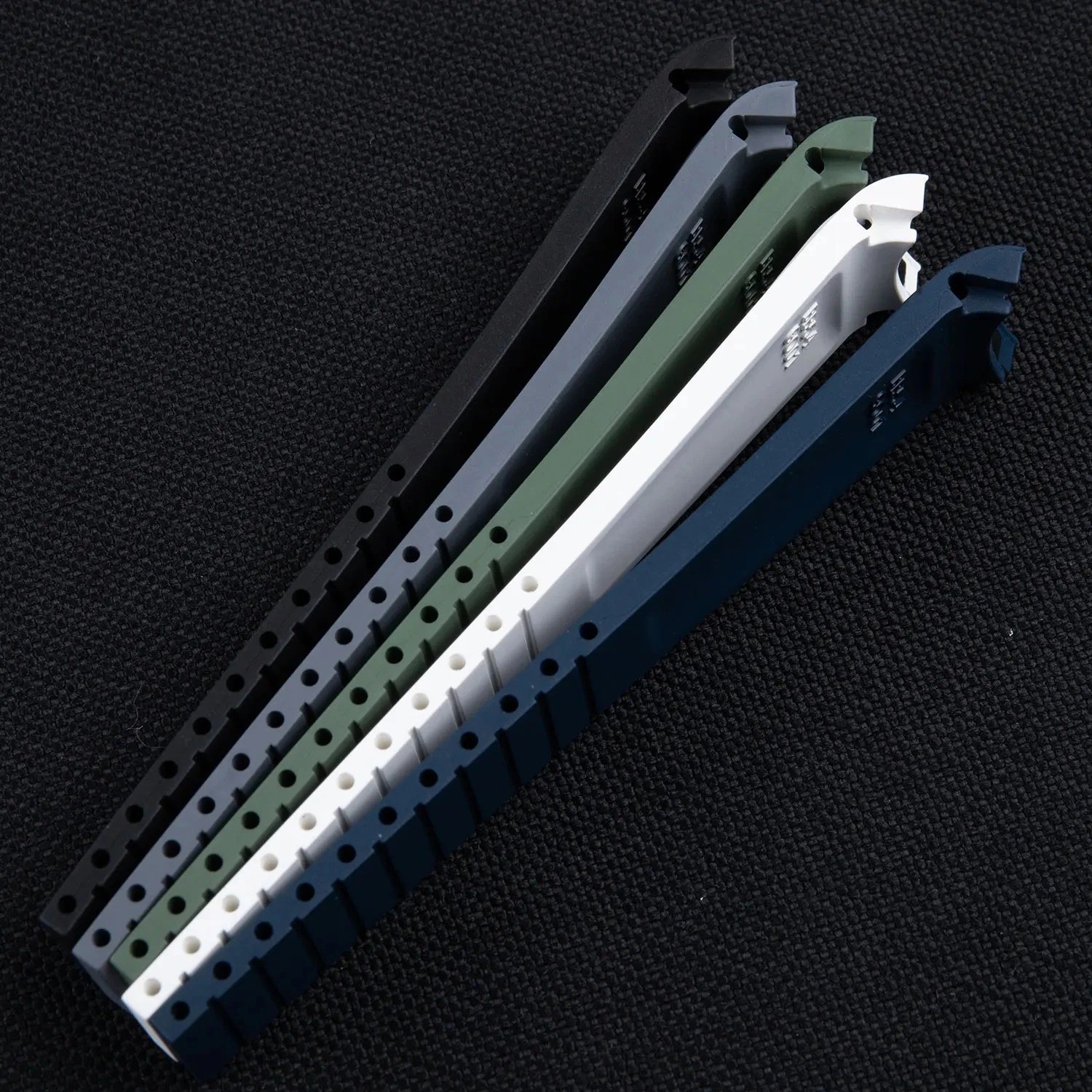 20 22mm FKM Rubber Watch Strap Fits Tudor Black Bay BB 39mm 41mm 39mm