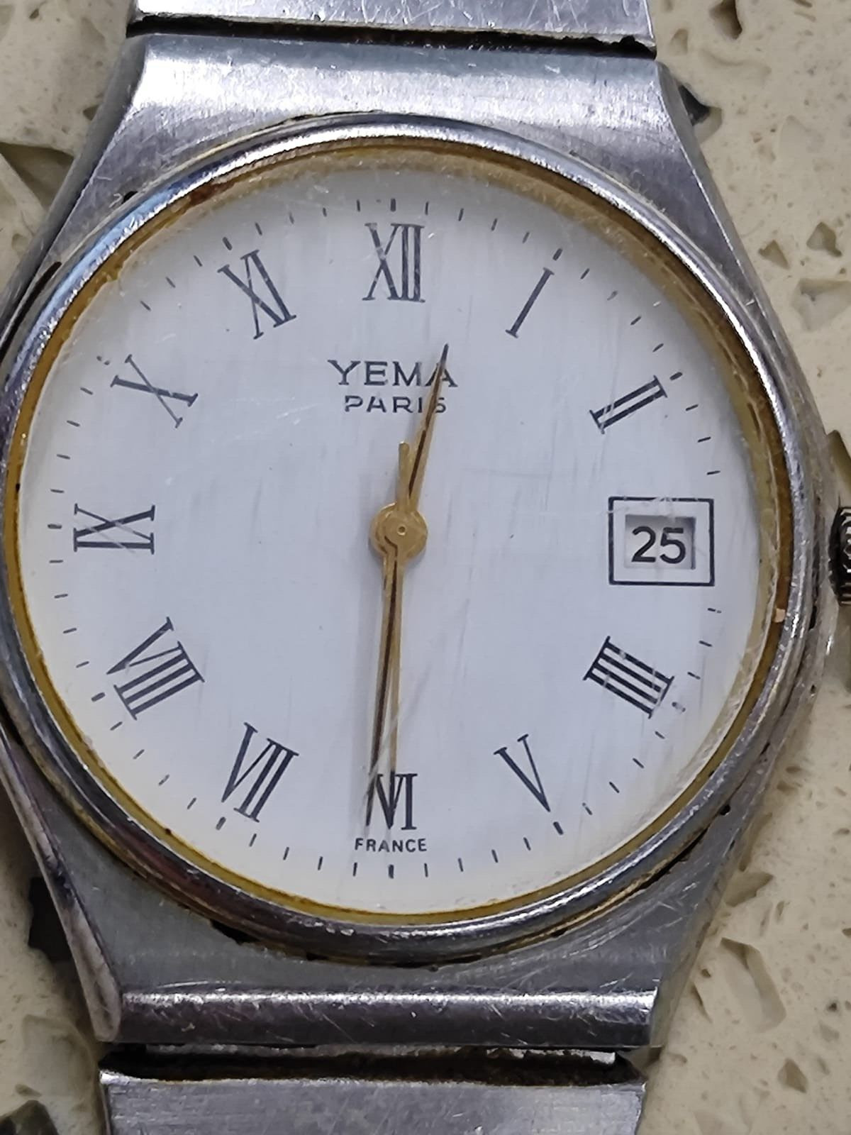 Vintage Yema Paris V7 1V99 Working Used 34mm