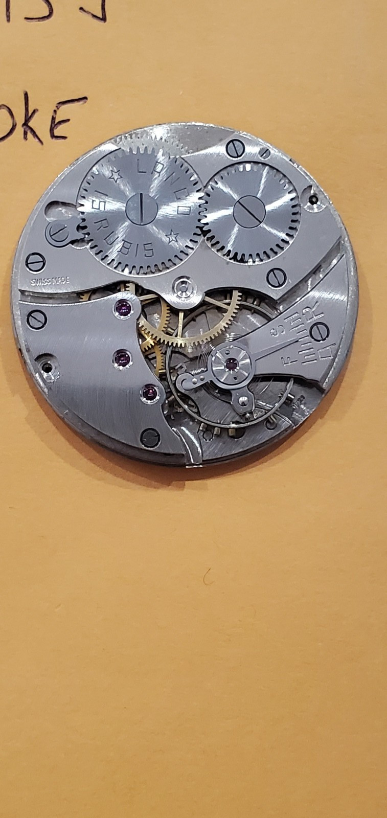LANCO 12 S 15J POCKET WATCH MOVEMENT PW299