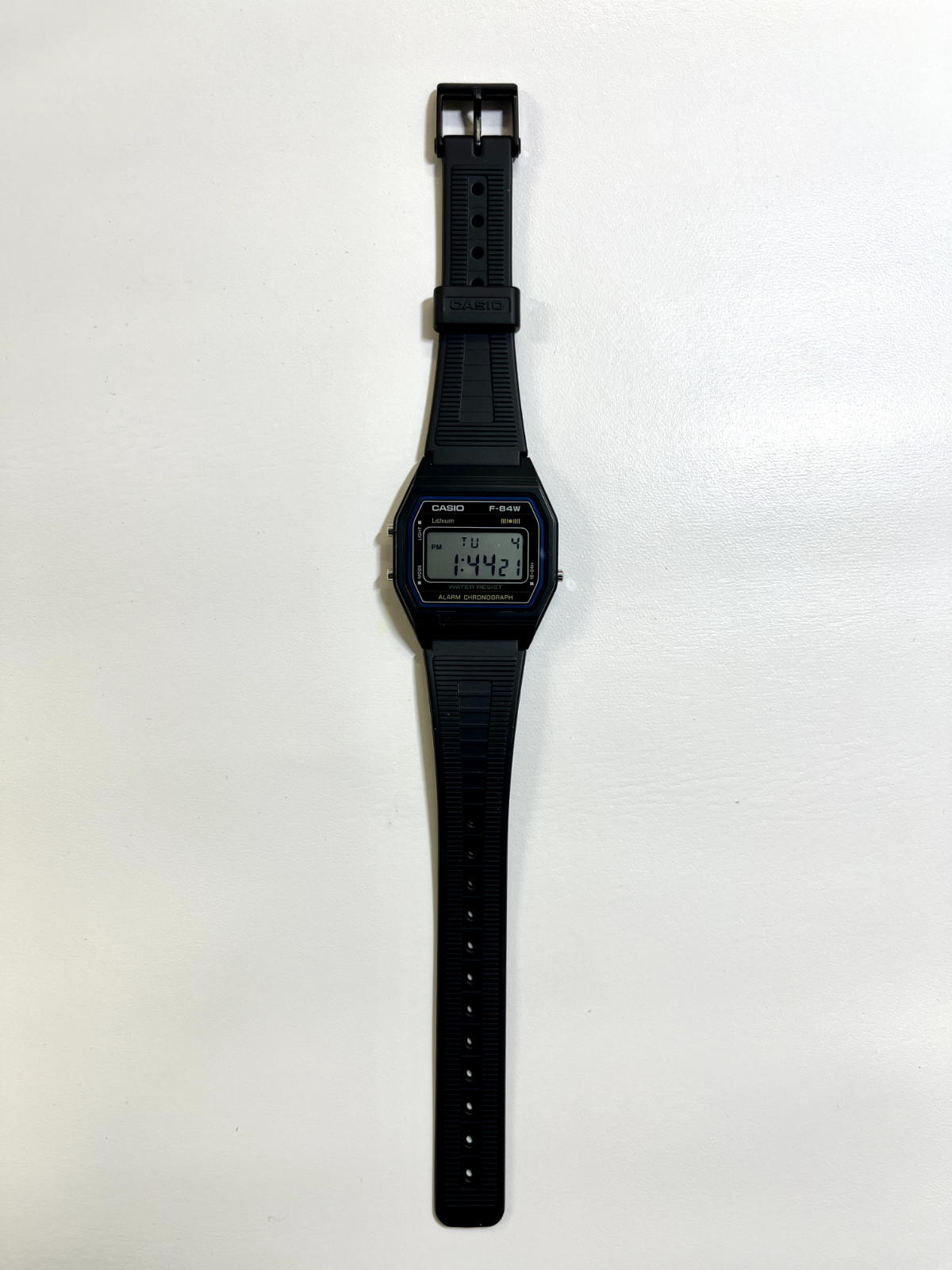 New CASIO Watch Standard F-84W-1QJH Black Simple designed Watch Free ship FeDHL