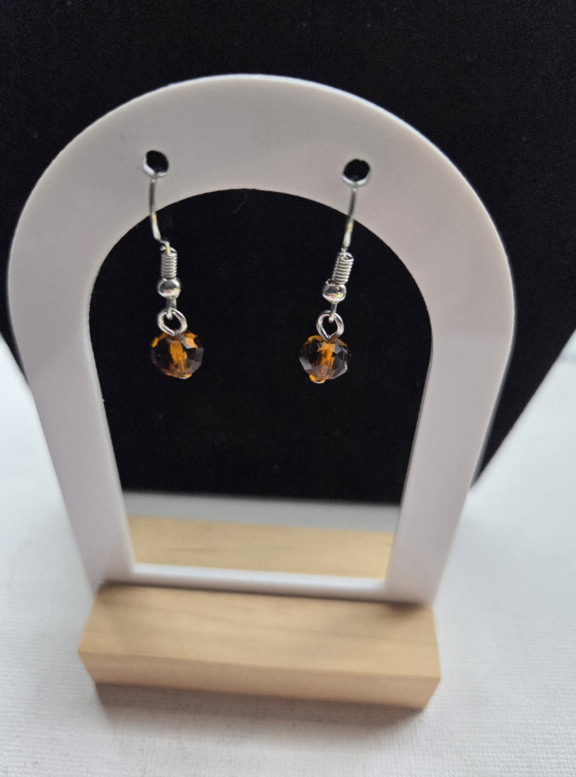 Faux Citrine Earrings