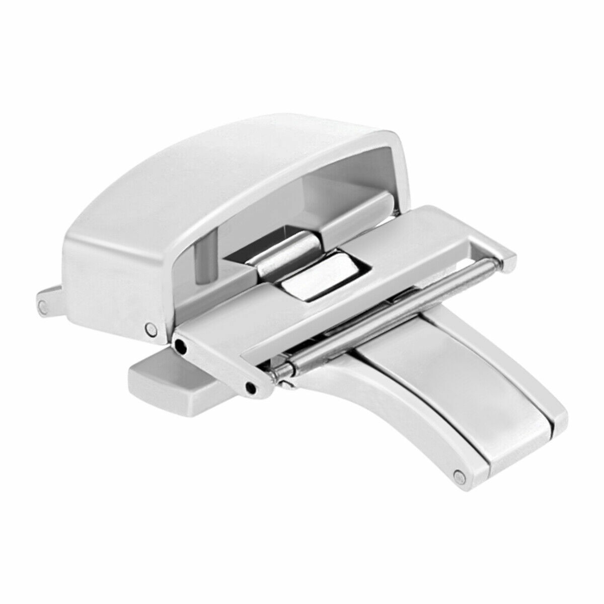 22mm Silver Replacement Deployment Clasp For Breitling 3.5mm To 5.5mm Strap