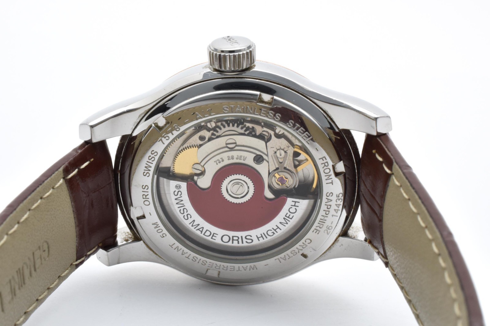 [NEAR MINT] ORIS Classic 7578 Gold Silver Date 36mm Men’s Automatic Watch JAPAN