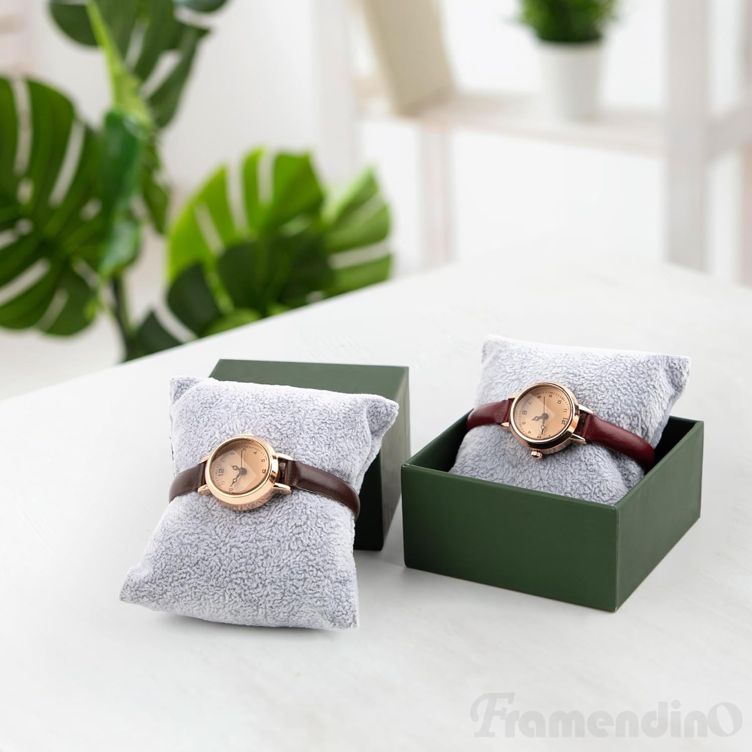 , 20 Pack Gray Velvet Watch Pillow Bracelets Pillows Bangle Cushions Jewelry …