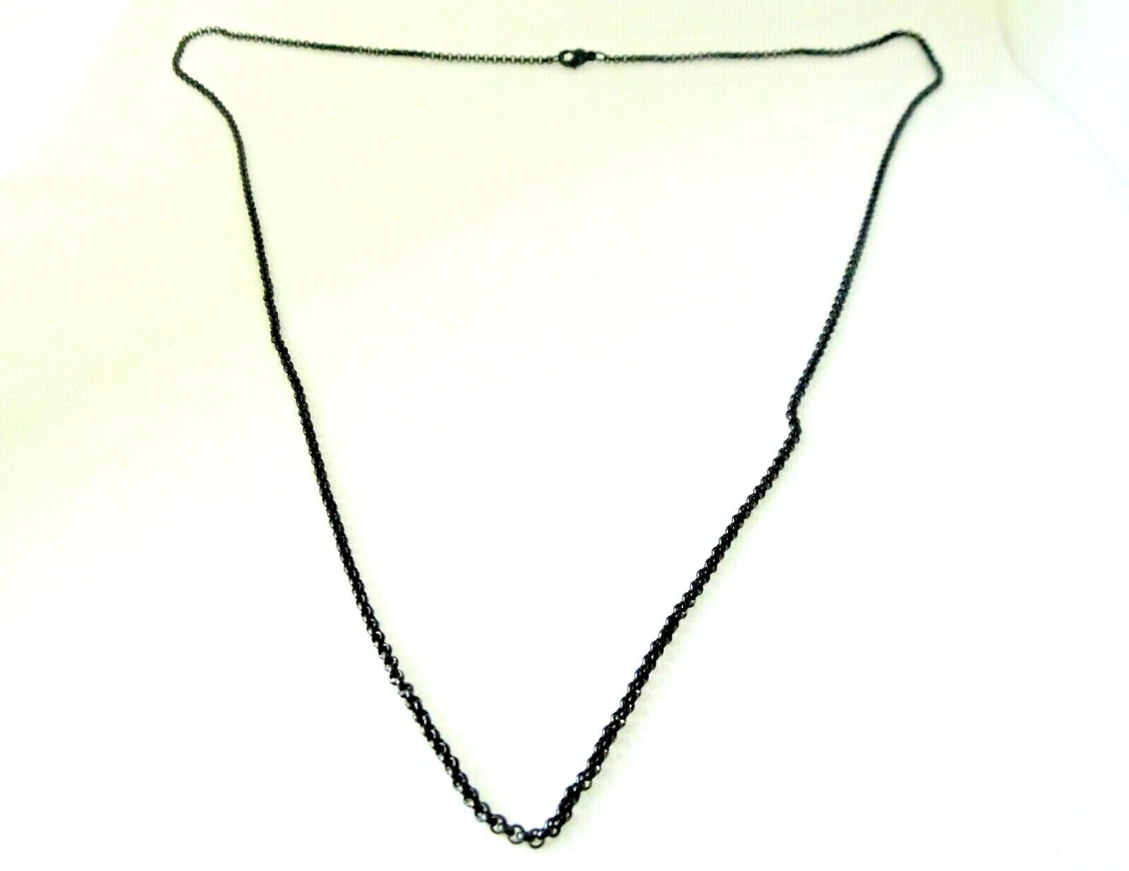Michael Anthony Sold on HSN Black Plated Stainless steel 24 Inch Long 1.5 MM