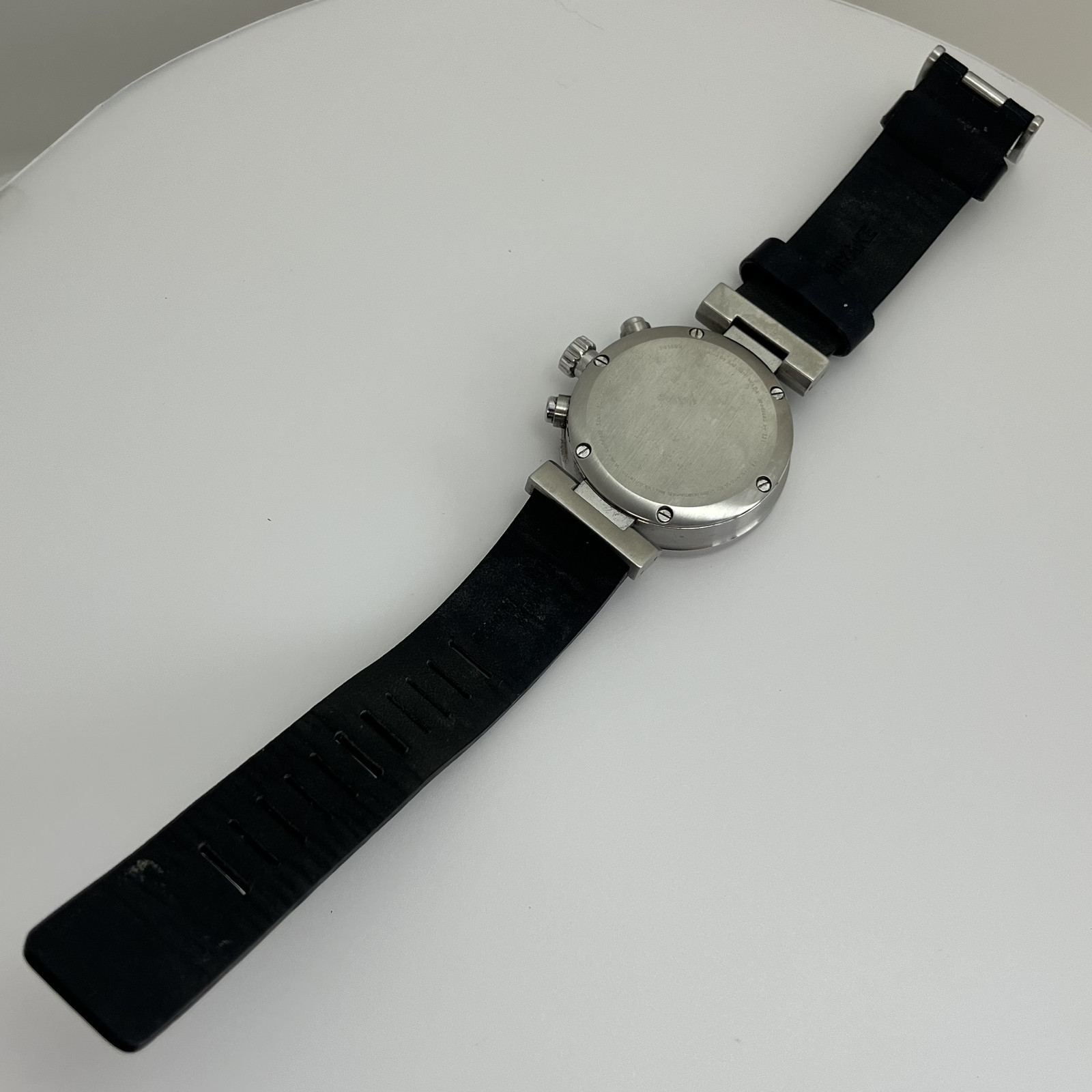 Seiko Issey Miyake W SILAY004 SATOSHI WADA Chronograph Qz Japan White Dial #B909