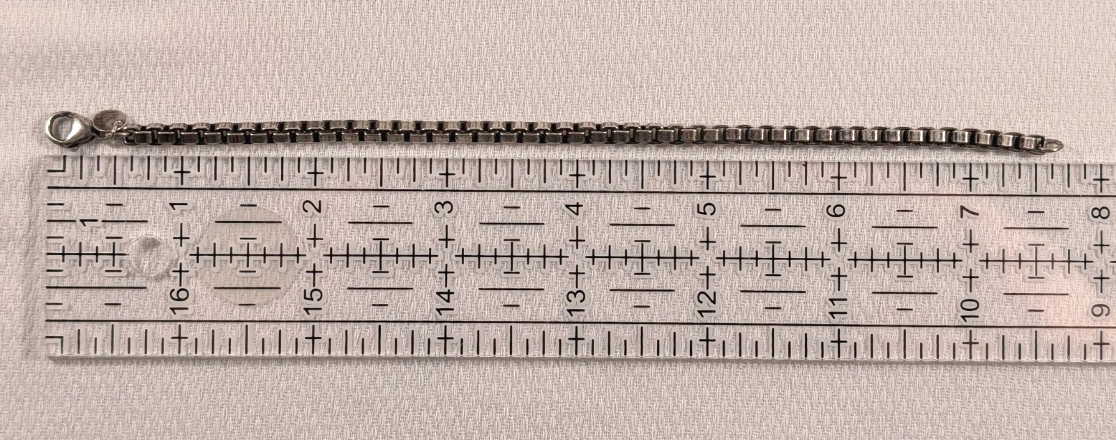 Vtg Tiffany & Co. Venetian Link Bracelet 7.75″ 925 Sterling Box Chain