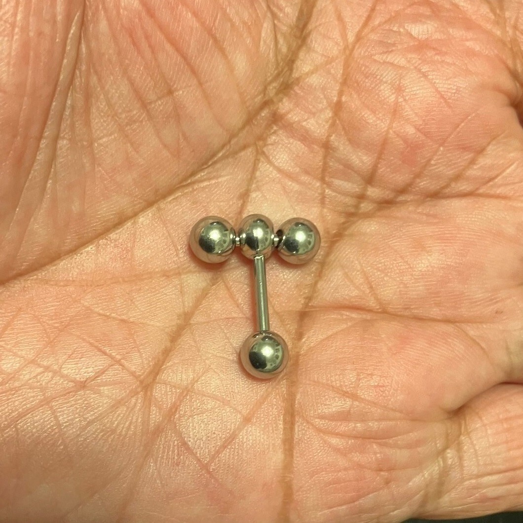 YES! For THAT 2 Roller Balls MASSAGER Tongue Barbell.