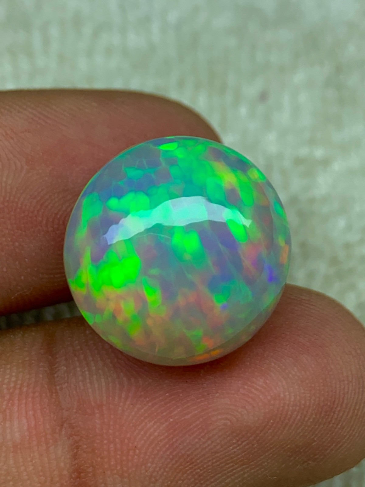 16.1ct Natural Snakeskin Opal Bright Opal, Top Quality Opal for Ring and