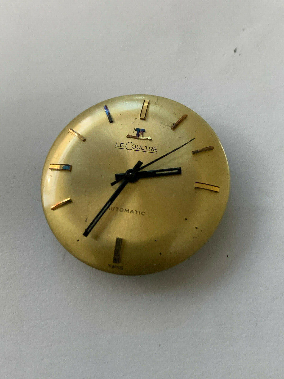 LE COULTRE 882 MOVEMENT COMPLETE WITH DIAL AND HANDS (4 markers on dial missing)